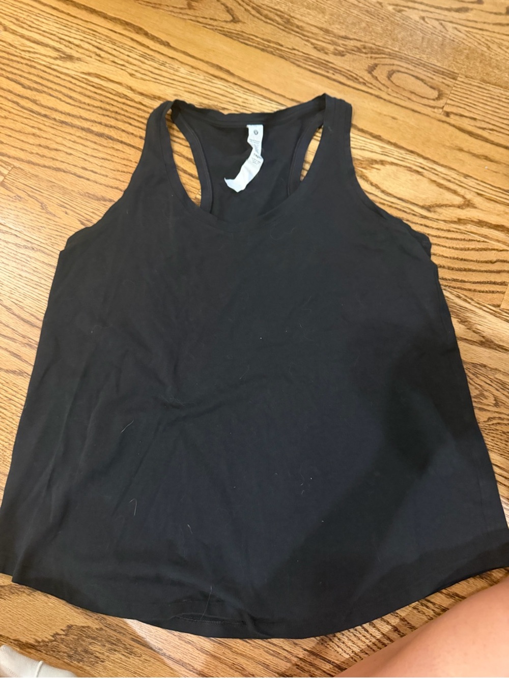 lululemon athletica Black Racerback Tank Top